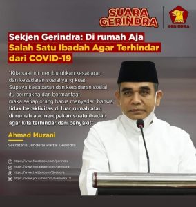 Gerindra Minta Pemerintah Berikan Penghargaan Kepada Nakes, Aparat, dan Relawan