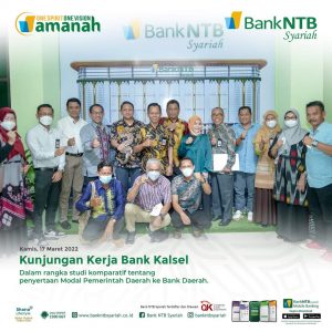 Bank NTB Syariah Menerima Kunjungan Kerja Bank Kalsel