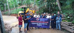 Relawan AHY Kirim Bantuan Excavator, Bersihkan Material Dampak Longsor dan Banjir di Serang