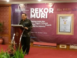 Syukuran Penghargaan MURI, SMSI Mendesain Masa Depan Media Siber