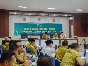 Jelang MTQ XXIX Tingkat Provinsi, Pemda Lotim Gelar Rapat Evaluasi Akhir