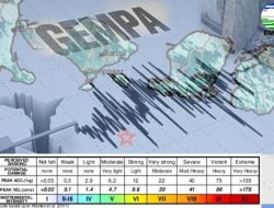 Gempa 5,8 SR Guncang Pulau Dewata Bali