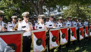 Korps Musik Elit Kepolisian Nasional Turki Iringi Pengibaran Merah Putih di Ankara