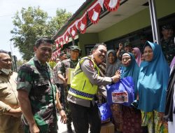 Lanjutan Touring Berbagi Kasih HUT ke 77 TNI, Koramil wilayah Kota Mataram Sasaran