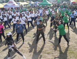 Panitia HUT Ke 77 TNI Gelar Fun Walk, Danrem: Ini Bentuk Sinergitas