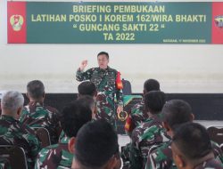 Buka Latihan Posko I Korem 162/WB, Ini Pesan Pangdam IX/Udayana