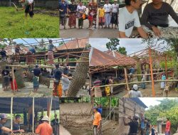 Panitia Gelar Gotong Royong Jelang Pujawali dan Perang Topat