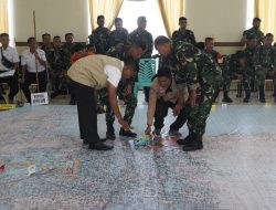 Hari Ketiga Latihan Penanggulangan Bencana Alam Korem 162/WB, Gelar TFG