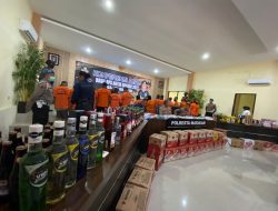 Ribuan Botol Minol dan Dua Ons Sabu Berhasil Diamankan Sat Resnarkoba Polresta Mataram