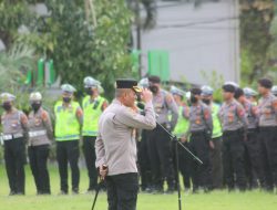 Libatkan 495 Personel, Kapolresta Mataram Pimpin Gelar Kesiapan Pengamanan Malam Tahun Baru 2023