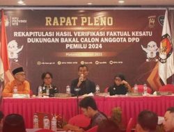 Rapat Pleno Rekapitulasi Verfak KPU NTB, Sukisman Dinyatakan MS