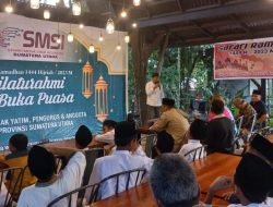 SMSI Sumut Gelar Buka Puasa Bersama, Santuni Anak Yatim Piatu