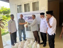 SMSI Sumbar Berbagi Berkah Ramadhan dengan Paket Sembako