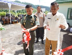 Danrem 162/WB Resmikan Pos Koramil Selong Belanak