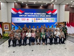 Hadir di Acara Rektor Berbicara Untuk Indonesia Emas 2045, Rektor Unram Sampaikan Gagasan Pengembangan Daerah