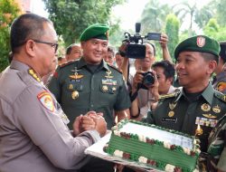 Danrem 162/WB Pimpin TNI Tiga Matra Datangi Mapolda NTB