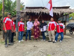 SMSI Bagikan Sejumlah Bendera Merah Putih dan Sprayer Elektrik