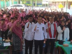 Antusias, Siswa SDN 1 Gerung Selatan Ikuti “Salam Anak Indonesia”