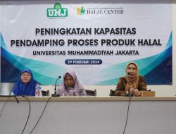 Halal Center UMJ Tingkatkan Kapasitas Pendamping Proses Produk Halal