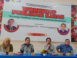 Jaga Tradisi Berprestasi, UPT IPI UPS Tegal Gelar Workshop Publikasi Ilmiah