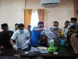 Hampir 1 Kg Sabu Dimusnahkan oleh Polresta Mataram