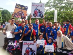 Pegawai Indomaret di Lombok Antusias Nonton Parade MotoGP