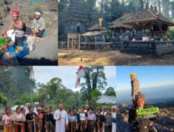 Upacara Mulang Pekelem di Gunung Tambora, Ritual Mohon Tirta Suci dalam Pujawali Pura Udaya Parwata Tambora