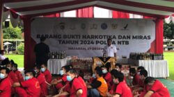 Polda NTB Ringkus 1.112 Tersangka Peredaran Narkoba Selama 2024 