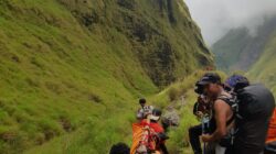 Pendaki Asal Malaysia Meninggal Dunia di Jalur Banyu Urip Gunung Rinjani, Tim Gabungan Berhasil Evakuasi Jenazah