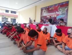 Polisi Tangkap 302 Preman dalam Operasi Pekat Rinjani 2025 di NTB