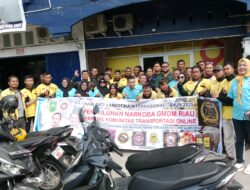Cegah Penyalahgunaan, GMDM Riau Ajak Driver Online Perangi Narkoba