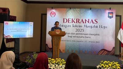 Bimtek Menjahit, Sinergi Kemendagri dan Dekranas Dukung Ekonomi Kerakyatan