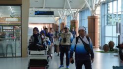 Bandara Lombok Sambut Kedatangan Kontingen FORNAS