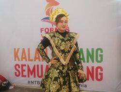 Kombinasikan Baju Adat Sasak Dan Bali, Peserta Dari Kaltim Bakal Bawakan Tari Inaq Tegining