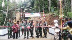 Resmikan Jalan Baru Melalui Program TMMD, Danrem Minta Pemda Lobar Tindak Lanjuti 