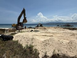 Proyek Pembangunan Revetment di Gili Meno Diduga Rusak Lingkungan