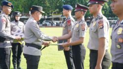 Polda NTB Gelar Upacara Pemecatan dan Penghargaan Anggota Polri 