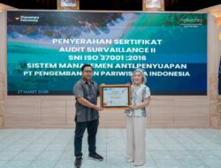ITDC Raih Sertifikasi ISO 37001