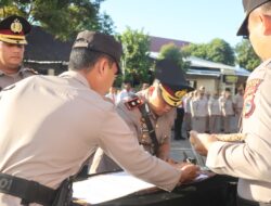 Sejumlah Perwira Polresta Mataram Dimutasi