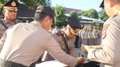 Sejumlah Perwira Polresta Mataram Dimutasi