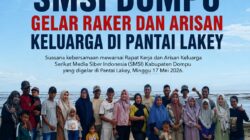 Arisan Ibu-Ibu SMSI Dompu di Pantai Lakey, Pererat Kebersamaan Keluarga Besar Organisasi