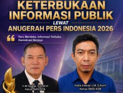 SMSI Dorong Keterbukaan Informasi Publik Lewat Anugerah Pers Indonesia 2026, Sejumlah Pejabat KSB Masuk Pantauan