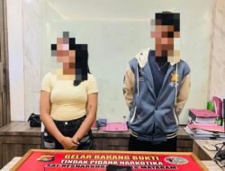 Polisi Tangkap Dua Pasangan Sejoli Diduga Edarkan Sabu 