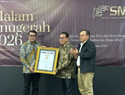 SMSI Anugerahkan Penghargaan kepada 16 Tokoh Nasional dan Daerah Peduli Kemerdekaan Pers