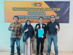 Mahasiswa Pascasarjana UMMAT Pertahankan Tesis tentang Kewenangan Kanwil BPN dalam Pembatalan Sertipikat Hak Atas Tanah