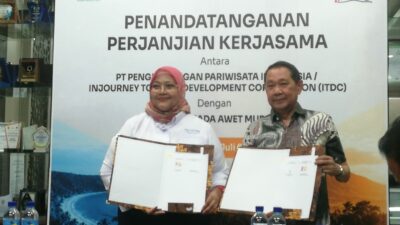ITDC Kembali Gandeng PT Narmada Awet Muda Jadi Mitra Resmi Air Minum MotoGP Mandalika 2026