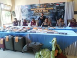 Polda NTB Ungkap 61 Kasus Narkotika dalam Sebulan, Sita 8,3 Kilogram Sabu dan 11 Kilogram Ganja