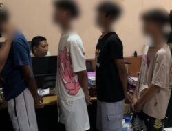 Polisi Tahan Lima Remaja Pembawa Sajam di Mataram 