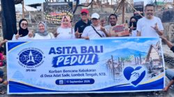 ASITA Bali Peduli Korban Kebakaran Desa Sade, ASITA NTB Apresiasi Bantuan Sembako