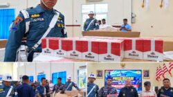 Lanal Mataram Gagalkan 560 Ribu Rokok Ilegal Masuk NTB